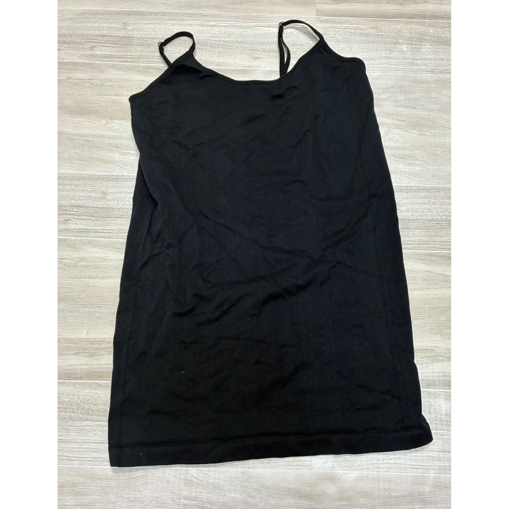 Feathers Maternity Camisole Tank Top Black One Size Seamless Adjustable Straps
